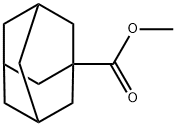 ADAMANTANE-1-CARBOXYLIC ACID METHYL ESTER Structure