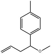 1-(1-METHOXY-BUT-3-ENYL)-4-METHYL-BENZENE Struktur