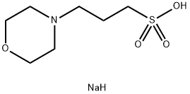 MOPS sodium salt Struktur