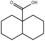 4a(2H)-Naphthalenecarboxylic acid, octahydro- Struktur