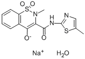 MELOXICAM SODIUM SALT HYDRATE Struktur