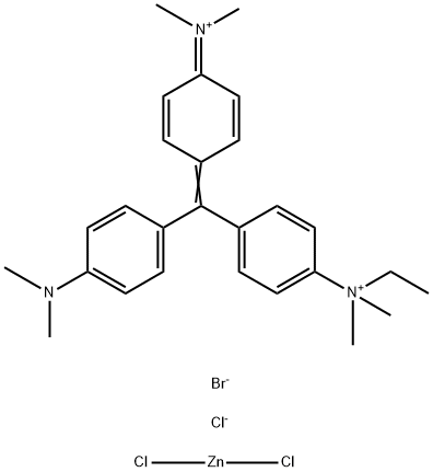 Methyl Green zinc chloride salt Struktur