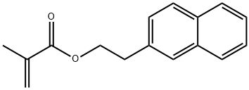 2-naphthylethyl methacrylate Struktur