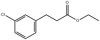 3-(3-CHLORO-PHENYL)-PROPIONIC ACID ETHYL ESTER Struktur