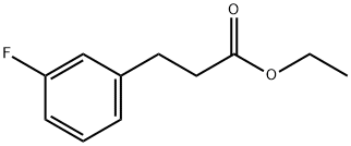 3-(3-FLUORO-PHENYL)-PROPIONIC ACID ETHYL ESTER Struktur