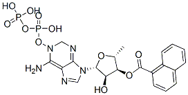 3'-O-(naphthoyl-1)adenosine diphosphate Struktur