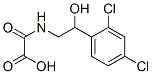 ((2-(2,4-Dichlorophenyl)-2-hydroxyethyl)amino)oxoacetic acid Struktur