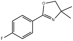 Oxazole, 2-(4-fluorophenyl)-4,5-dihydro-4,4-dimethyl- Struktur