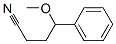 gamma-methoxybenzenebutyronitrile Struktur