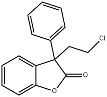 Benzofuranone, 3-(2-chloroethyl)-3-phenyl-2(3H)-, Struktur