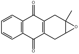 1a,2,9,9a-Tetrahydro-1a-methylanthra[2,3-b]oxirene-3,8-dione Struktur