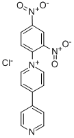 4,4'-Bipyridinium, 1-(2,4-dinitrophenyl)-, chloride Struktur