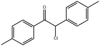 2-CHLORO-1,2-DI-P-TOLYL-ETHANONE Struktur