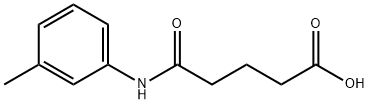 5-[(3-METHYLPHENYL)AMINO]-5-OXOPENTANOIC ACID Struktur