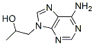 9-(2-hydroxypropyl)adenine Struktur