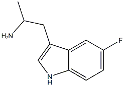 5-fluoro-alpha-methyltryptamine Struktur