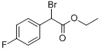 BROMO-(4-FLUORO-PHENYL)-ACETIC ACID ETHYL ESTER Struktur