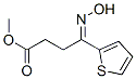 Methyl (4Z)-4-(hydroxyimino)-4-(2-thienyl)butanoate Struktur