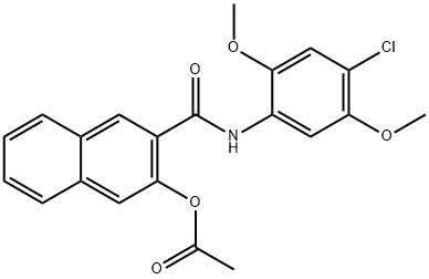 NAPHTHOL AS-LC ACETATE Struktur