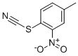 Thiocyanic acid 4-methyl-2-nitrophenyl ester Struktur