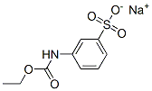 3-[(Ethoxycarbonyl)amino]benzenesulfonic acid sodium salt Struktur