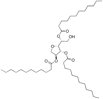 Sorbitan, tridodecanoate Struktur