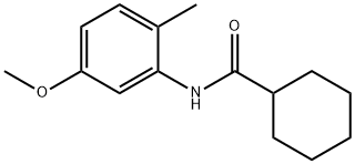 Cyclohexanecarboxamide, N-(5-methoxy-2-methylphenyl)- (9CI) Struktur