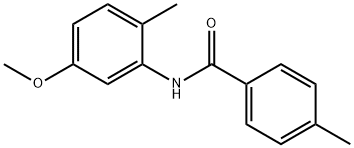 Benzamide, N-(5-methoxy-2-methylphenyl)-4-methyl- (9CI) Struktur