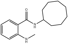 Benzamide, N-cyclooctyl-2-(methylamino)- (9CI) Struktur