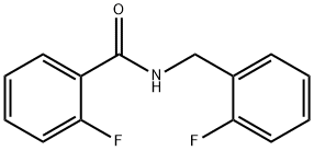 2-Fluoro-N-(2-fluorobenzyl)benzaMide, 97% Struktur