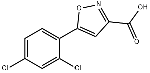 5-(2,4-DICHLORO-PHENYL)-ISOXAZOLE-3-CARBOXYLIC ACID Struktur