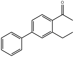 Ethanone, 1-(3-ethyl[1,1-biphenyl]-4-yl)- (9CI) Struktur