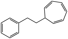 1,3,5-Cycloheptatriene, 7-(2-phenylethyl)- Struktur