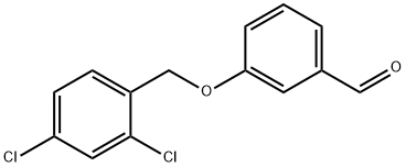 3-[(2,4-DICHLOROBENZYL)OXY]BENZALDEHYDE Struktur