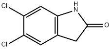 5,6-DICHLOROINDOLIN-2-ONE Struktur