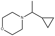 Morpholine,  4-(1-cyclopropylethyl)- Struktur