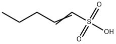 1-Penten-1-sulfonicacid Struktur