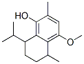 5,6,7,8-Tetrahydro-4-methoxy-2,5-dimethyl-8-isopropyl-1-naphthol Struktur