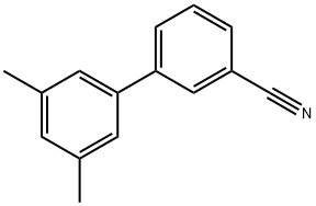 3-(3,5-DiMethylphenyl)benzonitrile Struktur