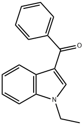 (1-Ethyl-1H-indol-3-yl)phenylmethanone Struktur