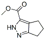 3-Cyclopentapyrazolecarboxylicacid,2,4,5,6-tetrahydro-,methylester(9CI) Struktur