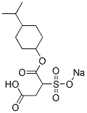 2-(Sodiosulfo)butanedioic acid 1-(1-methylethyl)4-cyclohexyl ester Struktur