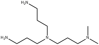 N,N-bis(3-aminopropyl)-N',N'-dimethylpropane-1,3-diamine Struktur