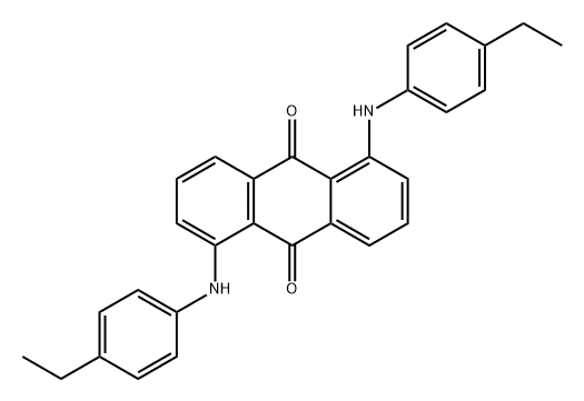 1,5-bis[(4-ethylphenyl)amino]anthraquinone Struktur