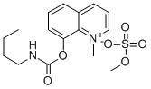 Quinolinium, 8-hydroxy-1-methyl-, methylsulfate, butylcarbamate Struktur