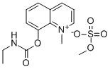 Quinolinium, 8-hydroxy-1-methyl-, methylsulfate, ethylcarbamate Struktur