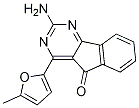 2-aMino-4-(5-Methylfuran-2-yl)-5H-indeno[1,2-d]pyriMidin-5-one Struktur