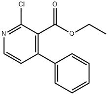 ethyl 2-chloro-4-phenylnicotinate Struktur