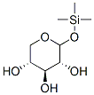 D-Xylopyranose, 1-O-(trimethylsilyl)- (9CI) Struktur