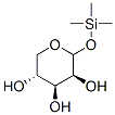 D-Lyxopyranose, 1-O-(trimethylsilyl)- (9CI) Struktur